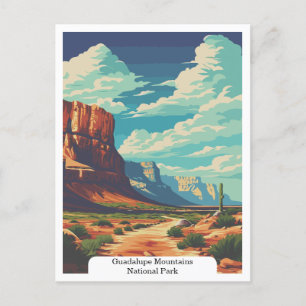 Carte Postale Guadalupe Mountains National Park, Texas USA