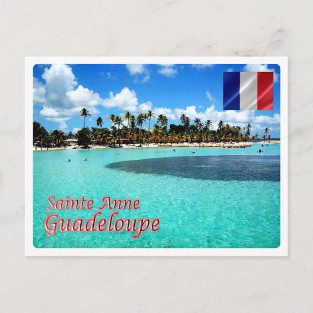 Carte Postale Guadeloupe - Sainte Anne - (Devant)