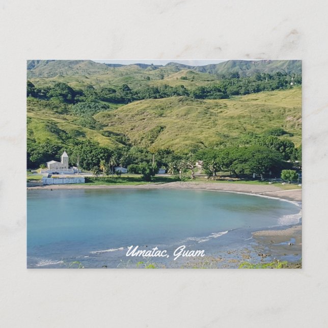 Carte Postale GUAM 671 baie d'Umatac (Devant)