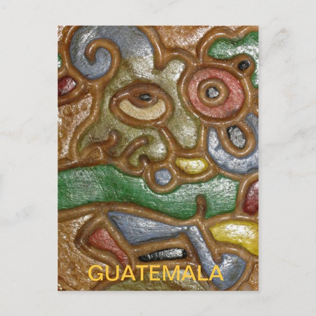 Carte postale Guatemala Art (Devant)
