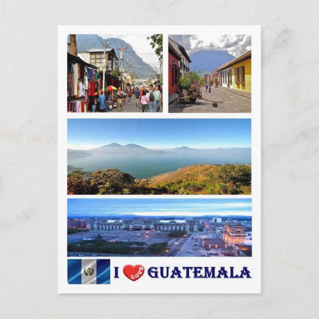 Carte Postale Guatemala - I Love - (Devant)