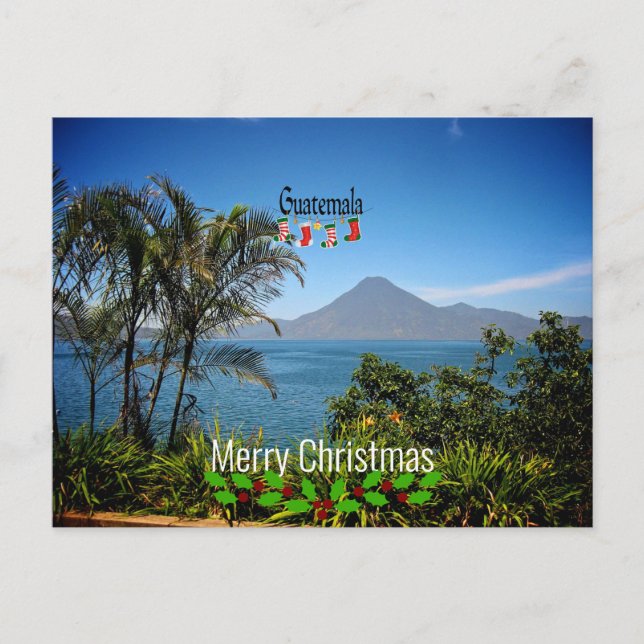 Carte Postale Guatemala, Joyeux Noël, (Devant)