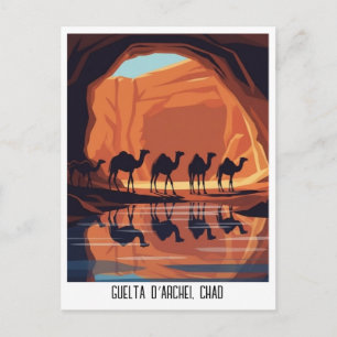 Carte Postale Guelta d’Archei Voyage au Tchad