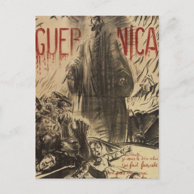 Carte Postale Guernica (1938)_Poster de propagande (Devant)