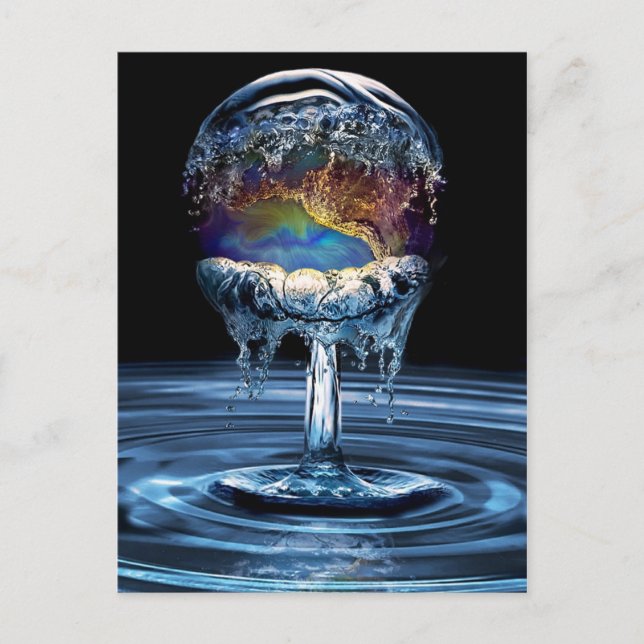 Carte Postale Guerre de l'eau (Devant)