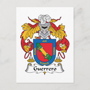 Carte Postale Guerrero Family Crest