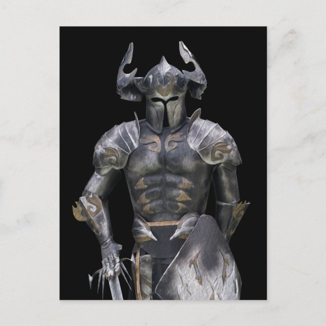 Carte Postale Guerrier de fée (Devant)