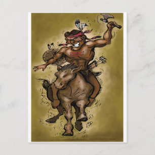 Carte Postale Guerrier indien