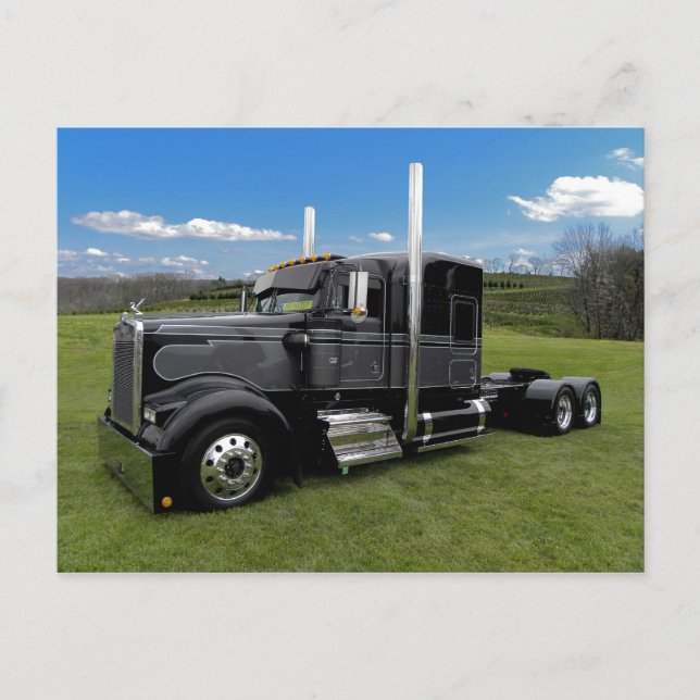 Carte postale Guida Kenworth W900L (Devant)