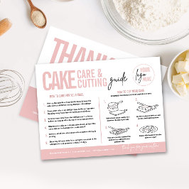 Carte Postale Guide d'entretien et de découpe des gâteaux v3, Gu