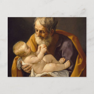 Carte Postale Guido Reni - Saint Joseph Et Le Christ Enfant