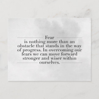 Carte Postale Guillemets inspirants et motivants