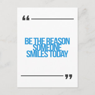 Carte Postale Guillemets inspirants et motivants