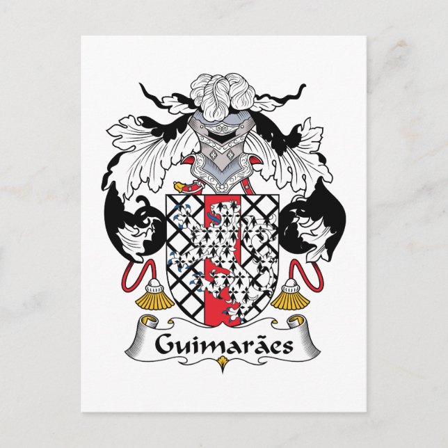 Carte Postale Guimaraes Famille Crest (Devant)