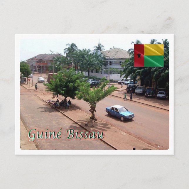 Carte Postale Guinée-Bissau - Bissau - Centre-ville - (Devant)
