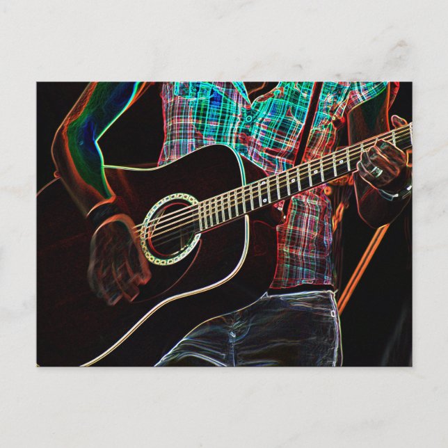 Carte Postale Guitare 1 pccna (Devant)