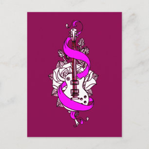 Carte Postale Guitare 2