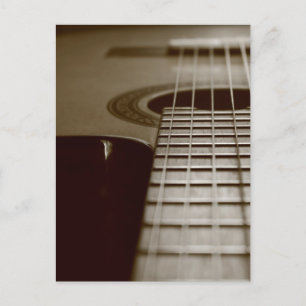 Carte Postale Guitare acoustique