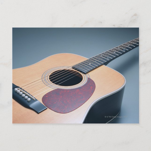 Carte Postale Guitare acoustique (Devant)