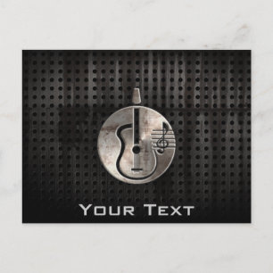 Carte Postale Guitare acoustique robuste