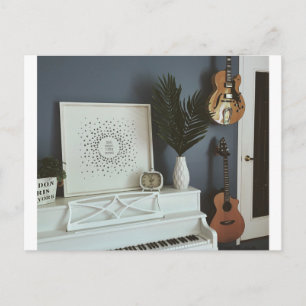 Carte Postale Guitare basse adorable