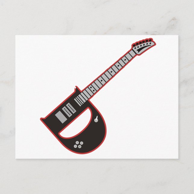Carte Postale Guitare D (Devant)