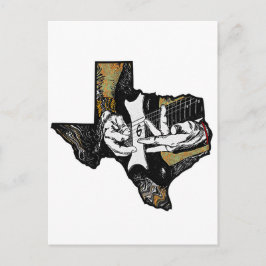 Carte Postale Guitare du Texas