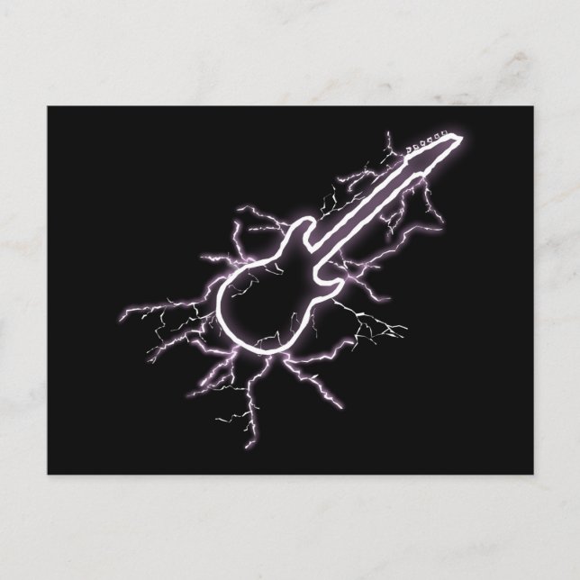 Carte Postale Guitare électrique (Devant)