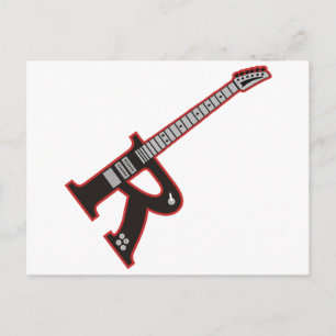 Carte Postale Guitare R