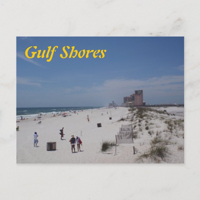 Carte postale Gulf Shores (Devant)