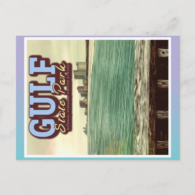 CARTE POSTALE GULF STATE PARK - ALABAMA ÉTATS-UNIS (Devant)