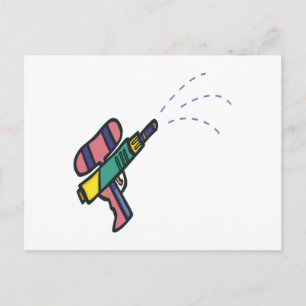 Carte Postale Gun d'eau