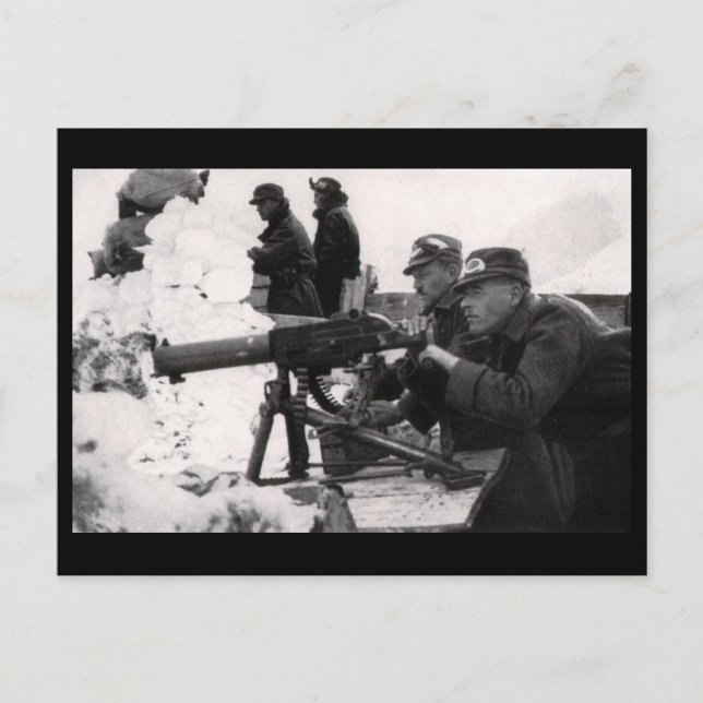 Carte Postale Gunners Automatiques Austro-Hongrois (Devant)