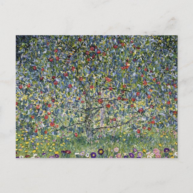 Carte postale Gustav Klimt Apple Tree (Devant)