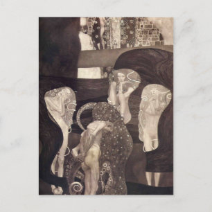 Carte Postale Gustav Klimt - Jurisprudence (état final)