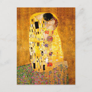 Carte Postale Gustav Klimt "le baiser "