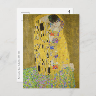 Carte Postale Gustav Klimt - Le baiser