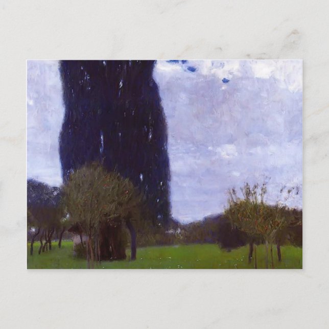 Carte Postale Gustav Klimt- Les grands peupliers II (Devant)