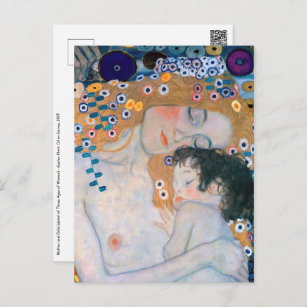 Carte Postale Gustav Klimt - Mère et Enfant
