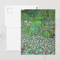 Gustav Klimt - Paysage horticole et sommet de coll