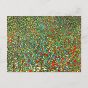 Carte Postale Gustav Klimt Poppy Field Postcard