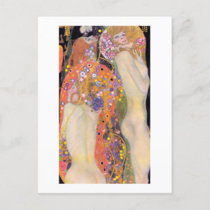 CARTE POSTALE: GUSTAV KLIMT : SERPENTS D'EAU II