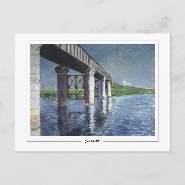 Carte Postale Gustave Caillebotte #13 - Beaux Arts (Devant)