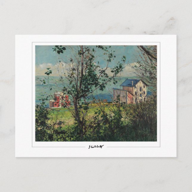 Carte Postale Gustave Caillebotte #177 - Beaux-Arts (Devant)