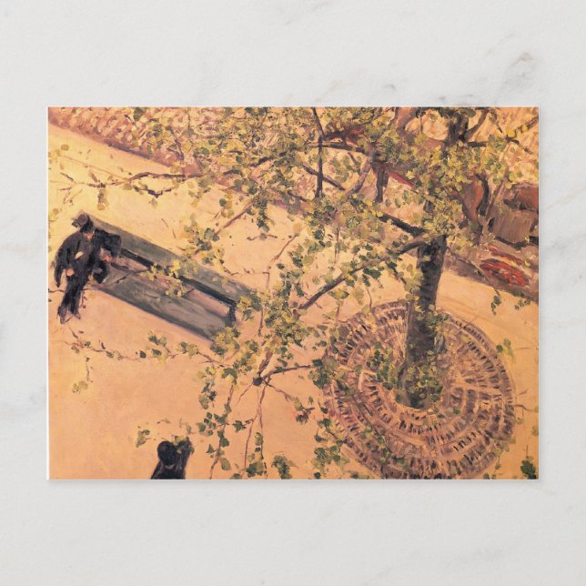 Carte Postale Gustave Caillebotte - Boulevard Vue d'en haut (Devant)