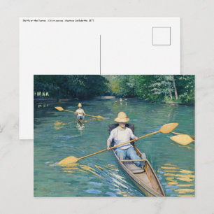 Carte Postale Gustave Caillebotte - Embarcations sur l'Yerres