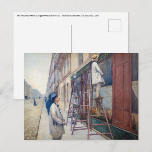 Carte Postale Gustave Caillebotte - Les Peintres en bâtiment