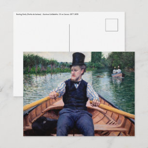 Carte Postale Gustave Caillebotte - Partie de bateau