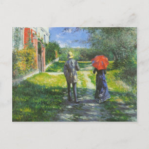 Carte Postale Gustave Caillebotte - Rising Road
