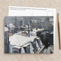 Gustave Caillebotte - Toits sous la neige
